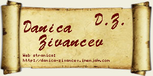 Danica Živančev vizit kartica